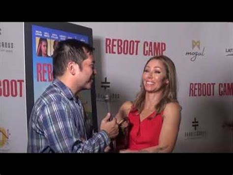 nicole ainsto|Nicole Aniston Red Carpet Interview for Reboot Camp.